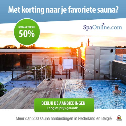 fout Hesje Verouderd Sauna | met korting sauna arrangement boeken