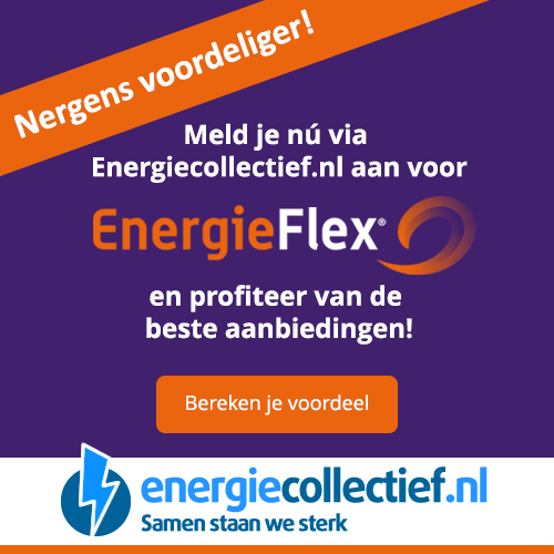 Energiecollectief voor de hoogste cashback! Energiecollectief biedt het aanbod van EnergieFlex aan en momenteel hanteren zij een cashback van € 180,-.