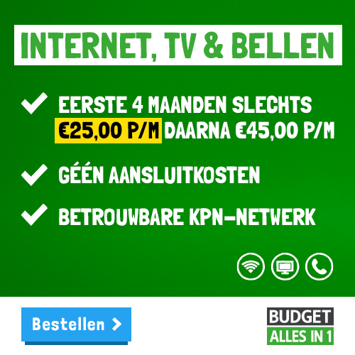 Budget Thuis allesin1 glasvezel vanaf €25.00 Review