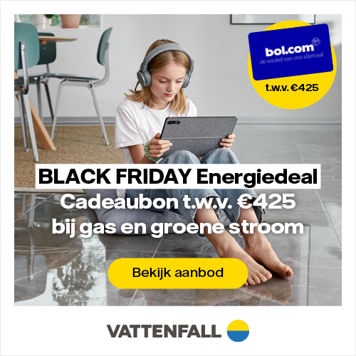 Vattenfall bol.com cadeaukaart actie