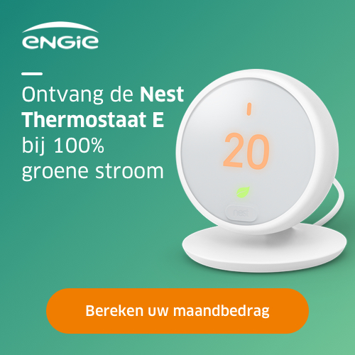 Immuniseren gisteren kraan Nest thermostaat t.w.v. € 219.- bij overstap naar Engie energie